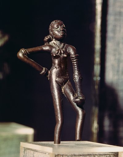 Figure of a Young Dancer, from Mohenjo-Daro, Indus Valley, Pakistan, 3000-1500 BC by Harappan